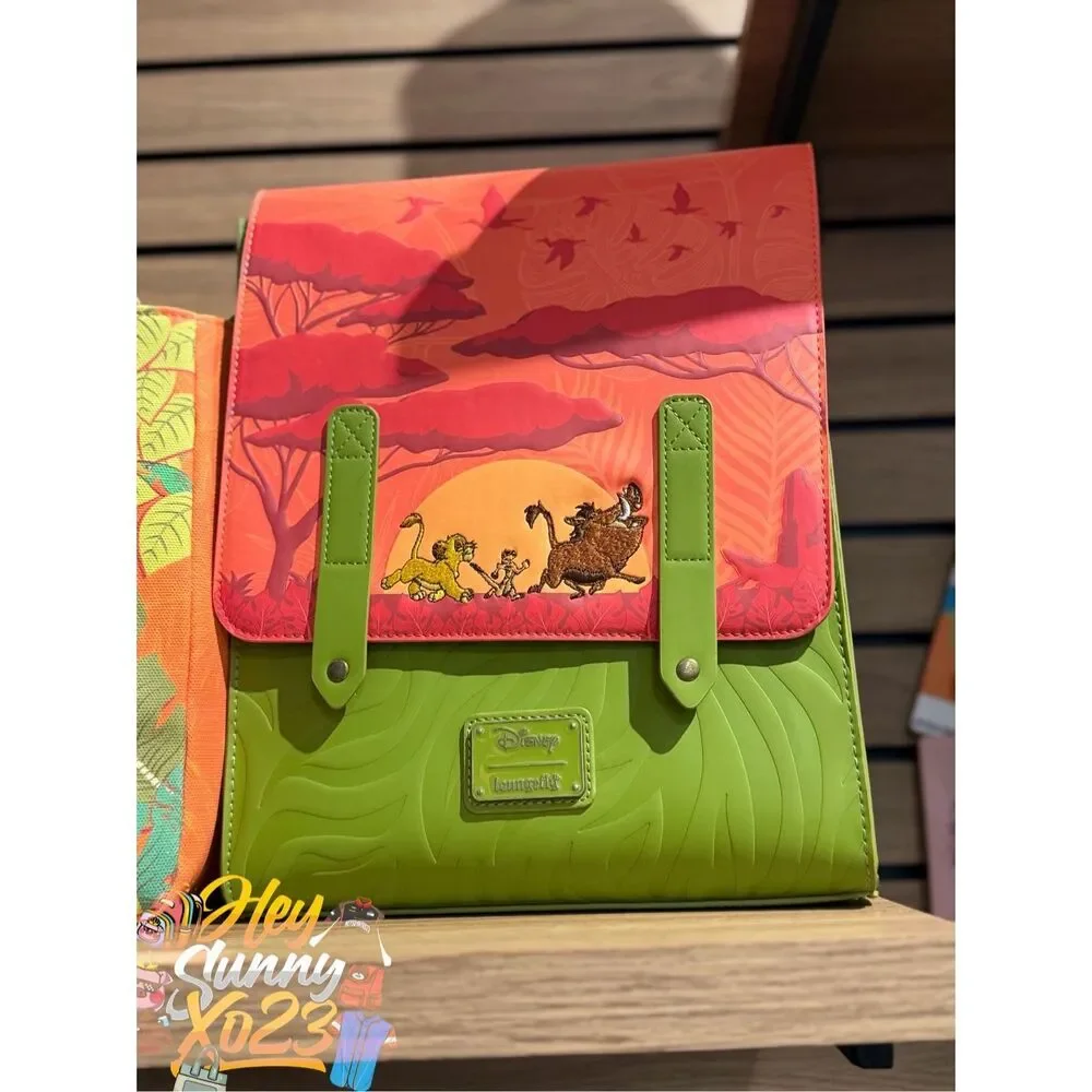 Loungefly Disney The Lion King Simba, Timon, & Pumbaa Mini Backpack